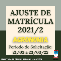 Ajuste de Matrícula 2021/2