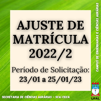 Ajuste de Matrícula 2022/2