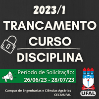 Trancamento de Curso ou Disciplina - 2023/1