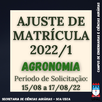 Ajuste de Matrícula 2022/1