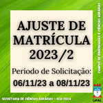 Ajuste de Matrícula 2023/2