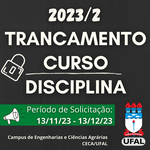 Trancamento de Curso ou Disciplina 2023/2