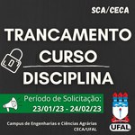 Trancamento de Curso / Disciplina - 2022.2