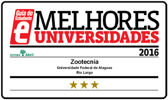 Zootecnia CECA/UFAL é novamente recomendado no guia do estudante em 2016