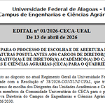 Edital Para Eleição Dos Dirigentes do CECA
